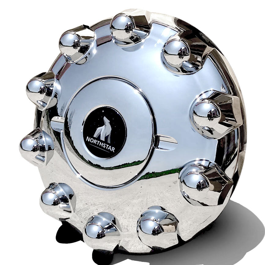 ABS Chrome Front Hub Cover for Steer 10 on 285mm