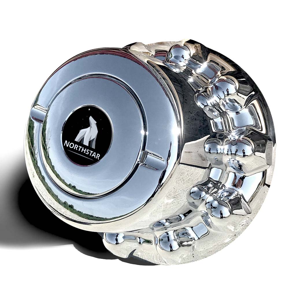 ABS Chrome Rear & Trailer Hub Cover for 10 on 285mm