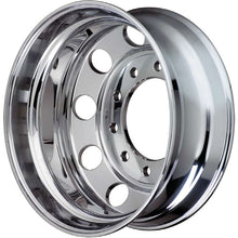 Load image into Gallery viewer, Rear View 24.5 x 8.25 Accuride High Polished Both Sides Aluminum Wheel Kit