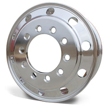 Load image into Gallery viewer, Front View of Accuride&#39;s Stud Piloted 22.5&quot; by 8.25&quot; Wheels