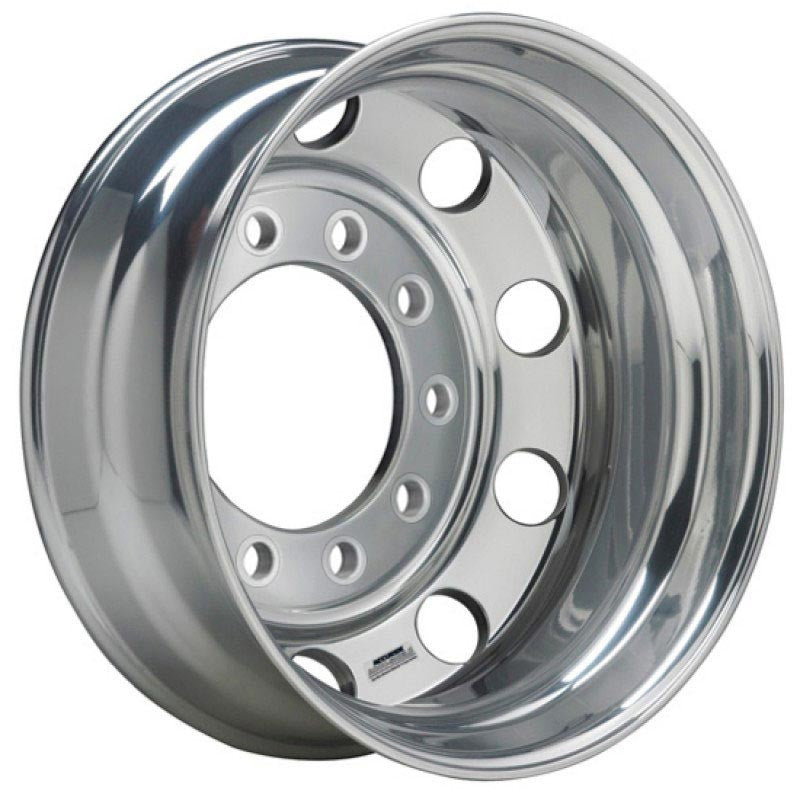 24.5x8.25 Stud Piloted Accuride Wheel-Polished In (Drive/Trailer)