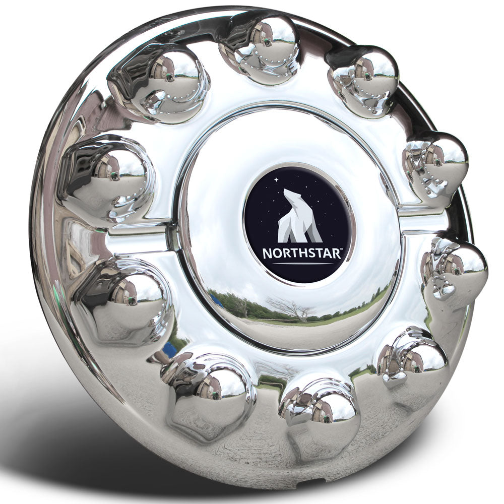 19.5 Northstar Mirror Polished Both Sides 2005-Present Ford F450/F550 DRW 10x225mm 4 Wheel Kit