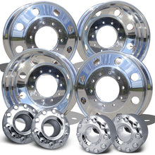 Load image into Gallery viewer, 19.5 Northstar Mirror Polished Both Sides 2012-Present Dodge Ram 4500/5500 DRW 10x225mm 4 Wheel Kit