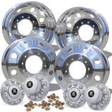 Load image into Gallery viewer, 19.5 Northstar Mirror Polished Both Sides 2012-Present Dodge Ram 4500/5500 DRW 10x225mm 4 Wheel Kit
