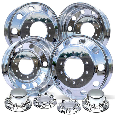 19.5 ACCURIDE 10X225MM HIGH POLISHED BOTH SIDES FORD F450/F550 KIT