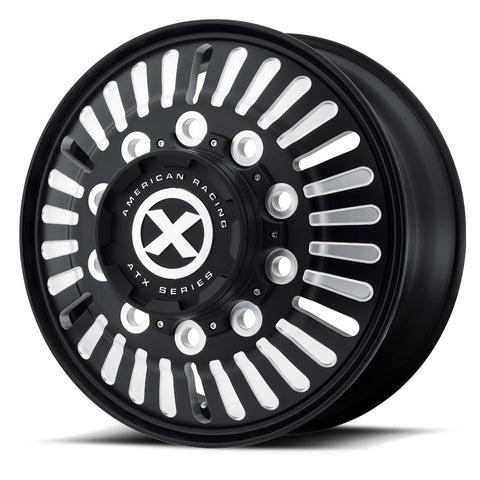 Black Aluminum 22.5 Semi Truck Wheel