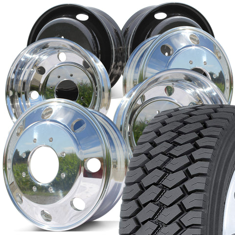 Toyo M608z Off-Road 19.5 for Older Ford F350 8 x 6.5" DRW Trucks (1984-1997)