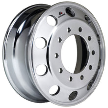 Load image into Gallery viewer, Front View 22.5x8.25 High Polished Wheels Coated with Accu-Shield®