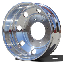 Load image into Gallery viewer, 19.5x6.00 Alcoa 8x225mm Hub Pilot Mirror Polish Rear