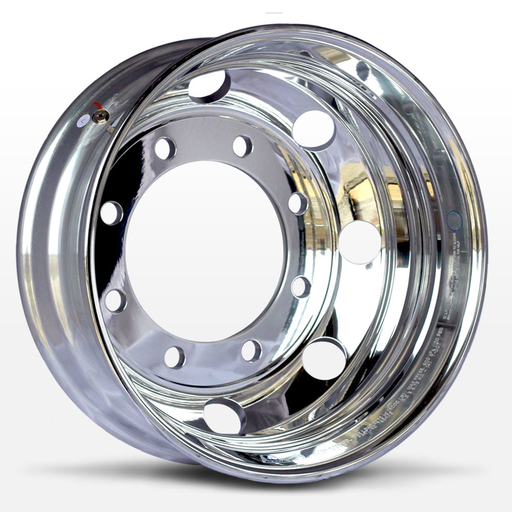 19.5 Alcoa High Polished Both Sides 8 Lug Semi Truck Aluminum Wheel ...