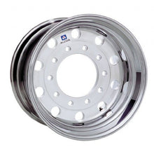 Load image into Gallery viewer, 22.5x12.25 Alcoa High Polish Both Sides 2.75&quot; Offset Super-Single Float Front Wheel