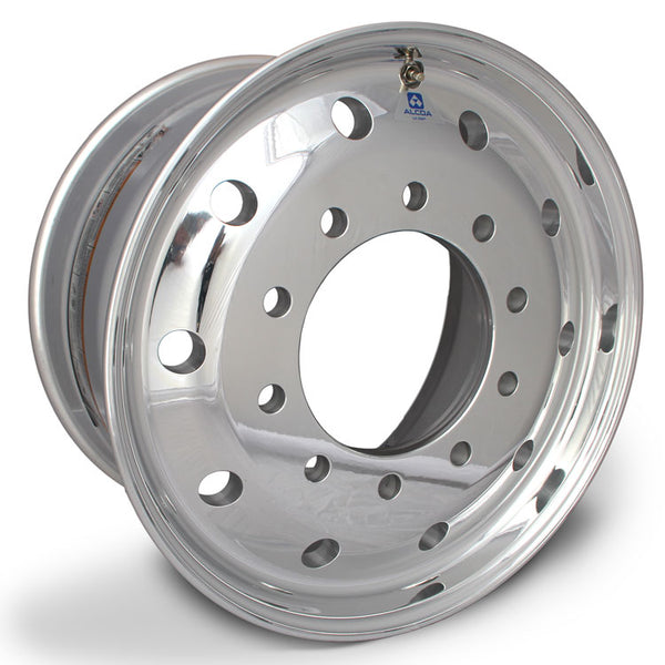 22.5×12.25 Alcoa Aluminum Wheel – High Polish Flat Face