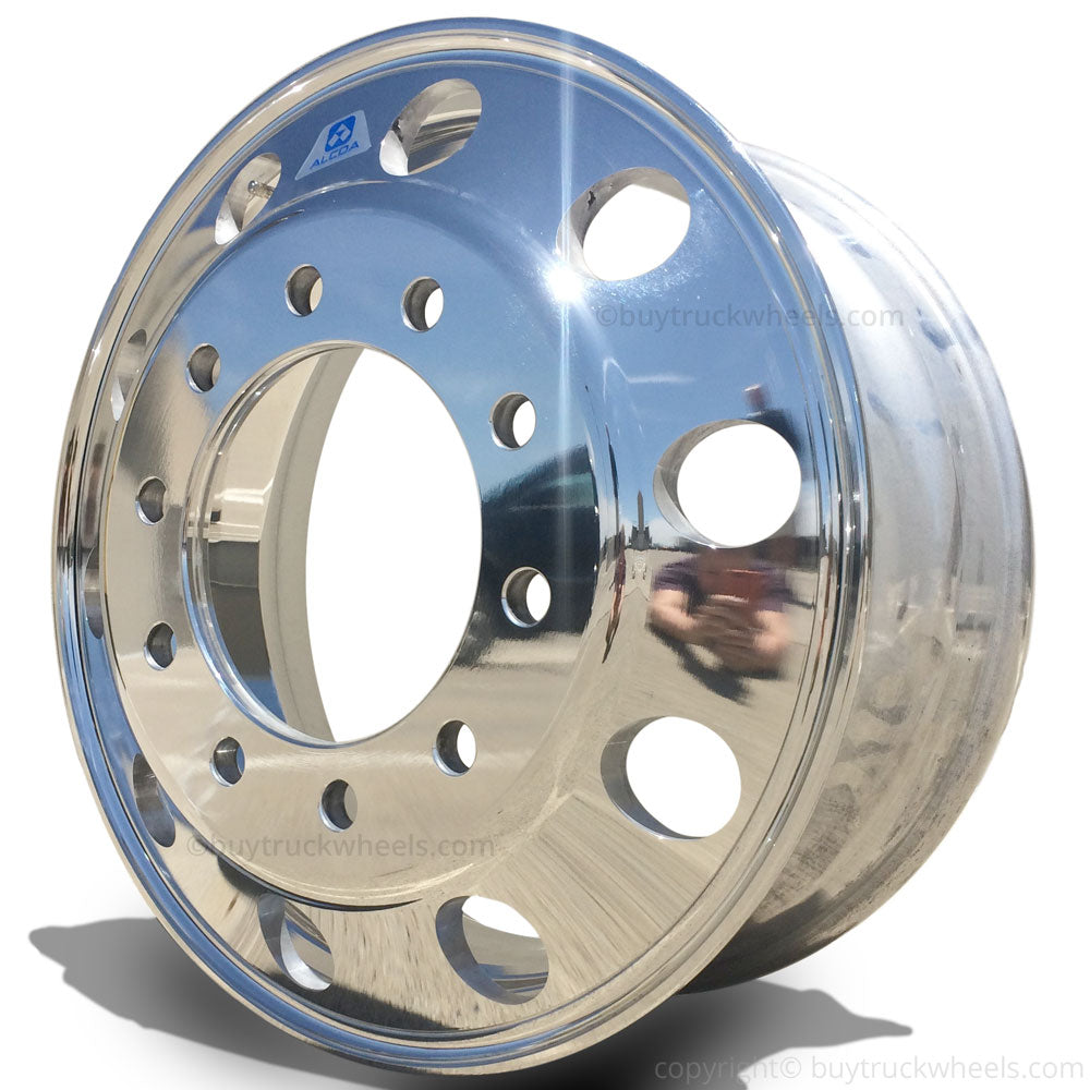 22.5 x 8.25 Alcoa 881671 Mirror Polished Front Steer Wheel – Buy Truck ...