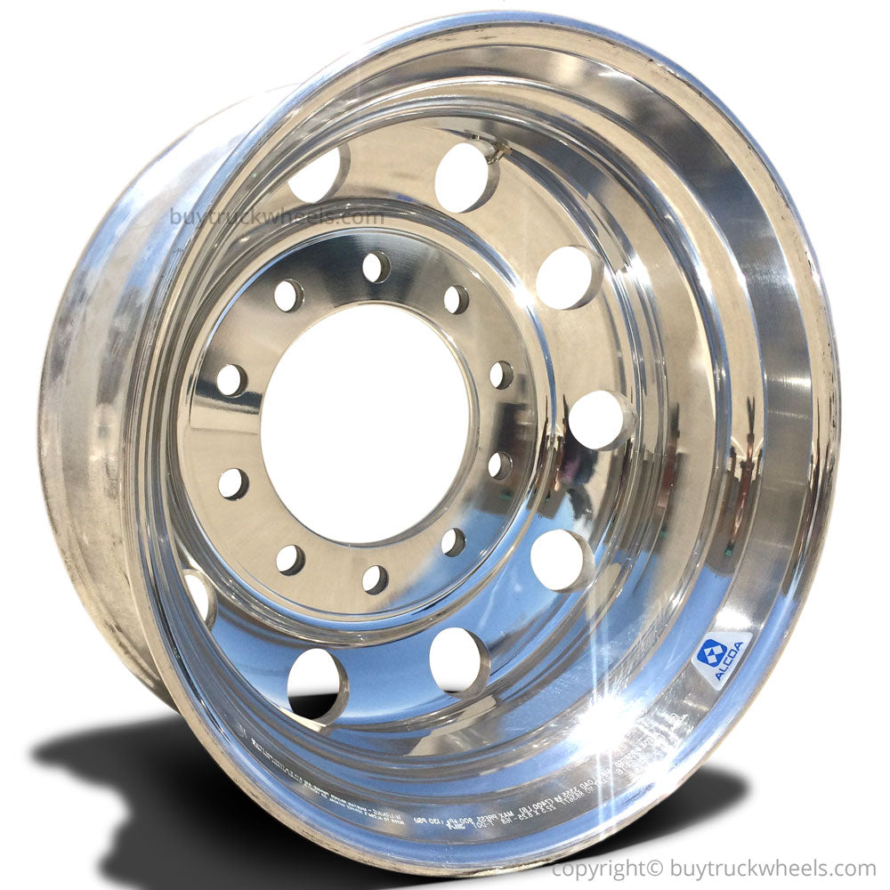 22.5 Alcoa Mirror Polished 4 Wheel Kit | Forged Aluminum – Buy Truck Wheels