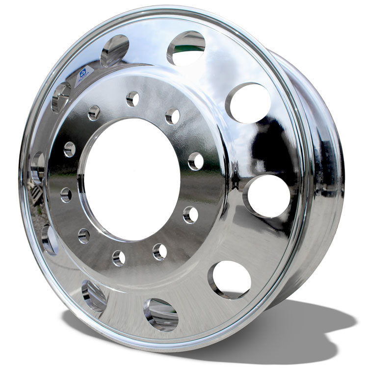 Alcoa 24.5” x 8.25” High Polished Both Sides Aluminum Wheel. Fits Class 7 & 8 Vehicles after 2000.