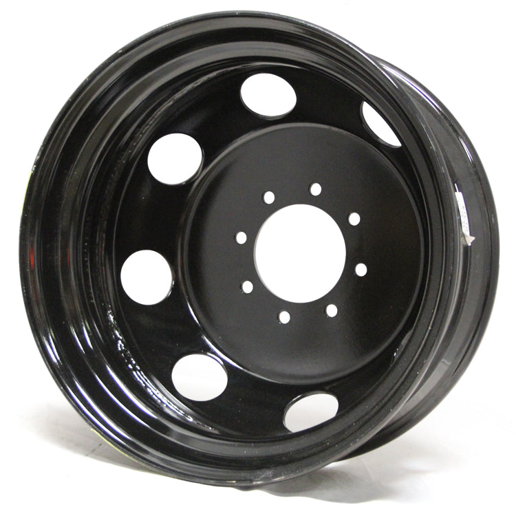 19.5x6.75 American Force Spare 8x210mm Black Steel (Chevy/GM 3500 2011-Present)