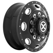 22.5 Gloss Black Aluminum "LEFT LANE" Wheel Kit