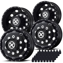 Load image into Gallery viewer, 24.5 Black Aluminum &quot;Trex&quot; Wheel Kit