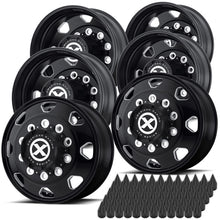 Load image into Gallery viewer, 22.5 Satin Black Aluminum &quot;Octane&quot; Tandem Kit