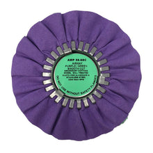 Load image into Gallery viewer, Purple/Green Smooth Cut Airway 8&quot; Buffing Wheel