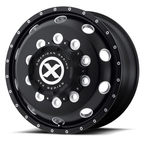 22.5 Black Aluminum "Trex" Wheel Kit