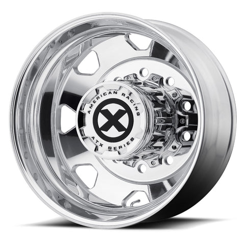 24.5x8.25 ATX 10X285MM HUB PILOT POLISHED "OCTANE" Rear