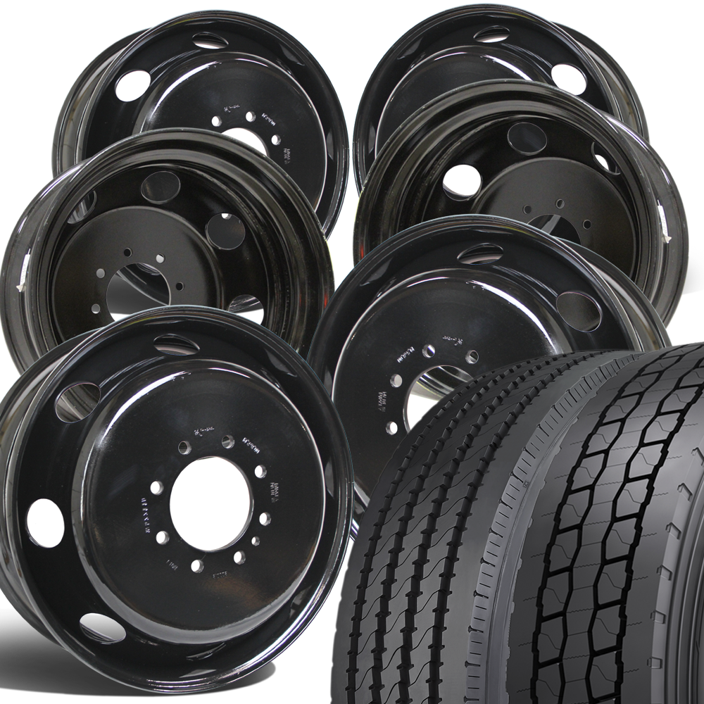 Ford F350 Dually 19.5 Wheel (8x200) & Hercules HRA / HDC Tire