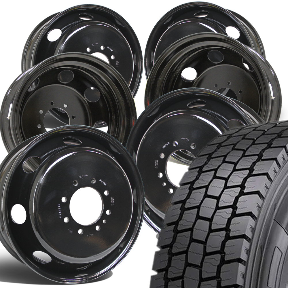 Hercules HDO Off-Road 19.5 for Chevy / GMC 3500 DRW 8 x 6.5" (1977-2010)
