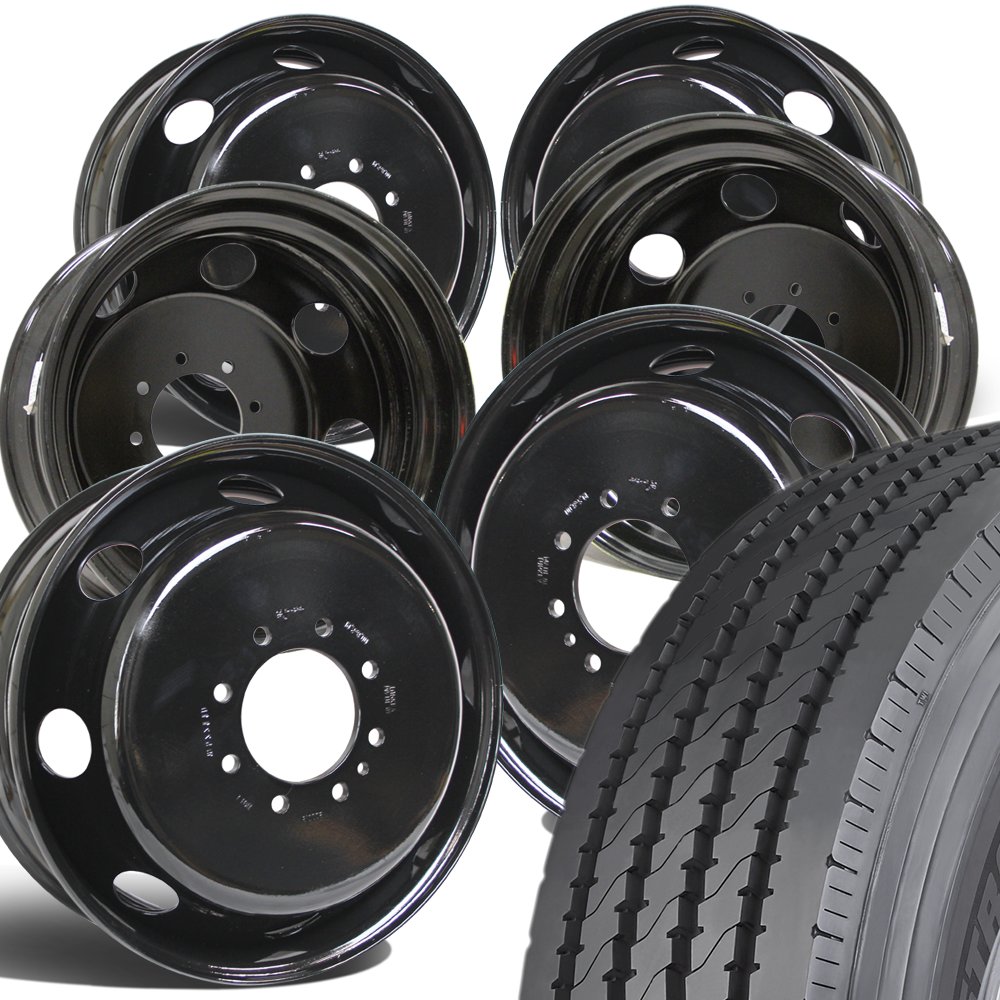 Ford F350 Dualyy 19.5 Wheel (8x200) & Hercules HRA Tire Package