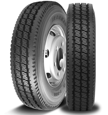 Ironman 19.5 Tire Combo (I-19A/I-208) for Older Ford F350 8 x 6.5" DRW Trucks (1984-1997)
