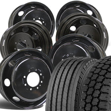 Load image into Gallery viewer, Toyo 19.5 Tire Combo (M143/M655) for Older Ford F350 8 x 6.5&quot; DRW Trucks (1984-1997)
