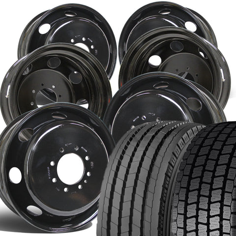 Toyo 19.5 Tire Combo (M143/M920) for Chevy & GMC 3500 DRW 8 x 210mm (2011-Present)