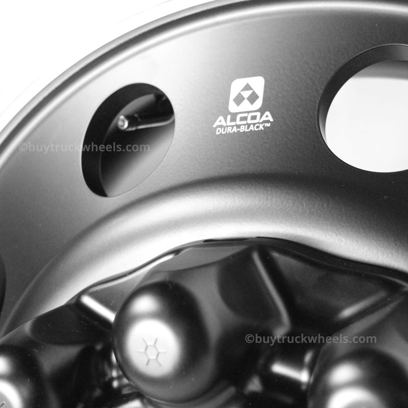 22.5 Alcoa Dura-Black™ Aluminum 10x285mm 4 Wheel Kit