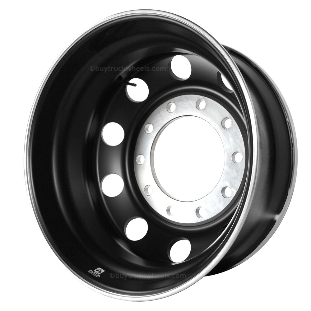 Alcoa 24.5 Dura-Black™ Forged Aluminum Semi Truck Wheel Package – Buy ...