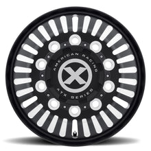 Load image into Gallery viewer, Black Aluminum 24.5 Semi Truck Wheel