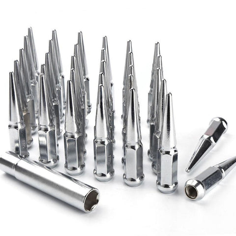 Spiked Chrome 60 Degree Cone Nut (M14x2.0)